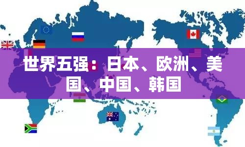 世界五强：日本、欧洲、美国、中国、韩国