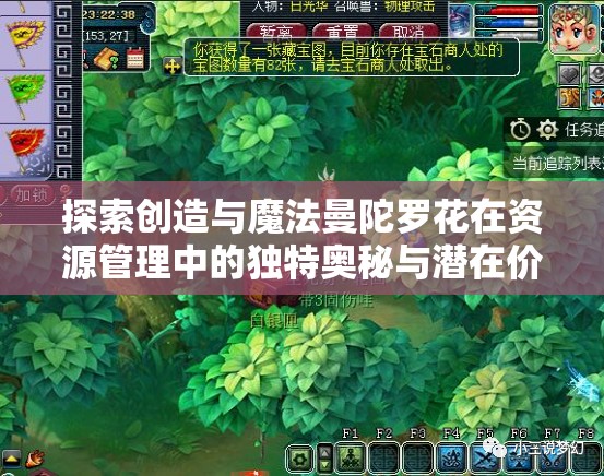 探索创造与魔法曼陀罗花在资源管理中的独特奥秘与潜在价值