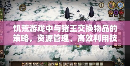 饥荒游戏中与猪王交换物品的策略，资源管理、高效利用技巧及避免浪费指南