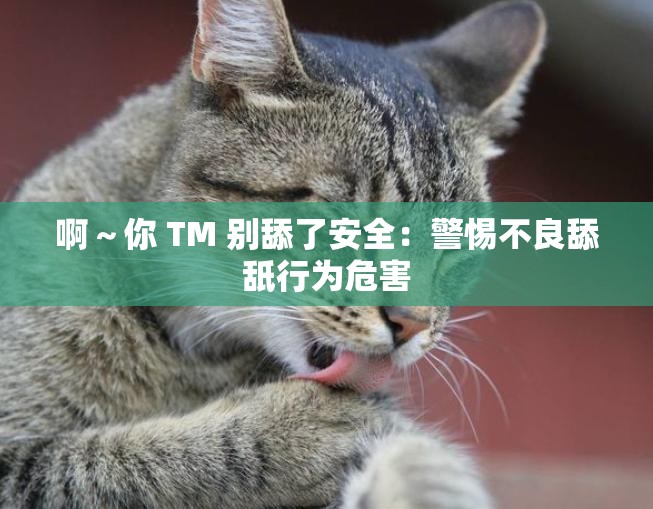 啊～你 TM 别舔了安全：警惕不良舔舐行为危害