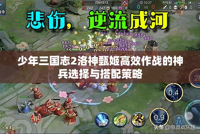 少年三国志2洛神甄姬高效作战的神兵选择与搭配策略