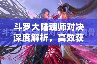 斗罗大陆魂师对决深度解析，高效获取魂骨与资源管理艺术