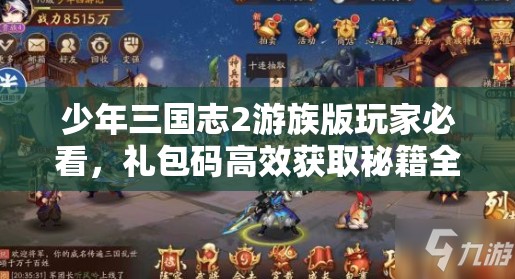 少年三国志2游族版玩家必看，礼包码高效获取秘籍全面大公开