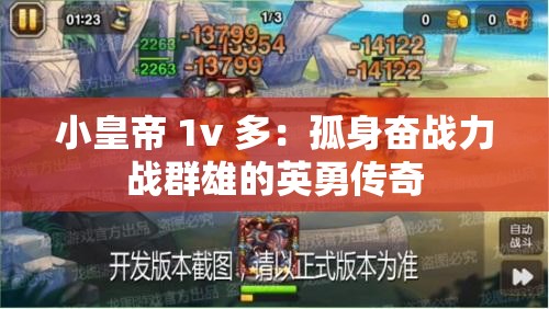 小皇帝 1v 多：孤身奋战力战群雄的英勇传奇