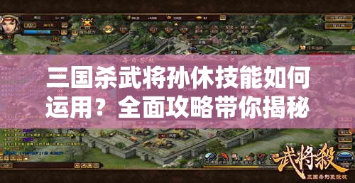 三国杀武将孙休技能如何运用？全面攻略带你揭秘悬念！