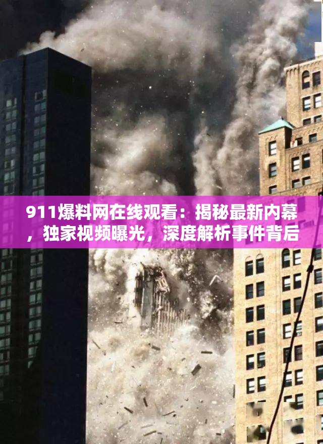 911爆料网在线观看：揭秘最新内幕，独家视频曝光，深度解析事件背后的真相