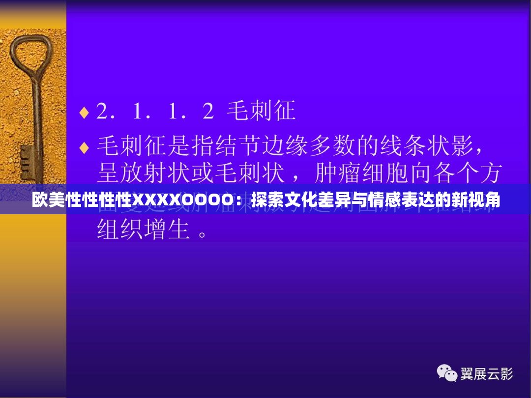 欧美性性性性XXXXOOOO：探索文化差异与情感表达的新视角