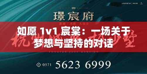 如愿 1v1 宸棠：一场关于梦想与坚持的对话